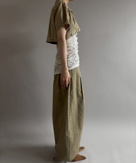 【Chinatsu Aoyama】 RE Makers Shirt Khaki / 260702-007