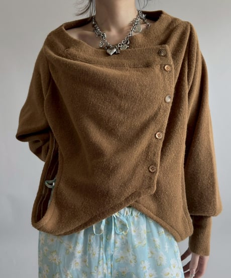 【RE;CIRCLE】 RE Deformed Acrylic Cardigan / 260312-004