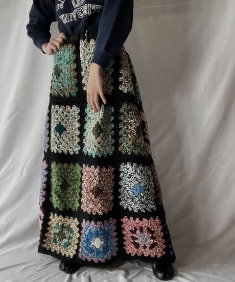 【RE;CIRCLE】 RE Granny Long Skirt⑦/211110-014