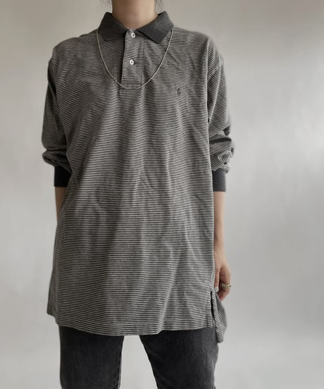 【USED】 Ralph Lauren Long Sleeve Polo Shirt  / 220521-015
