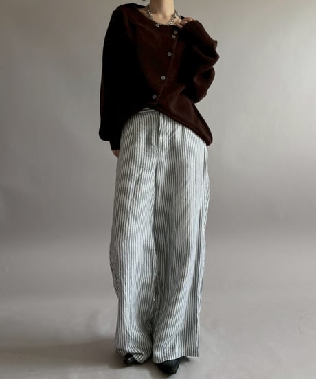 【RE;CIRCLE】 RE Deformed Acrylic Cardigan / 260312-001