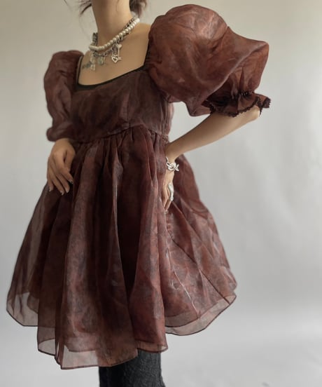 【USED】 SELKIE Flower Patterned Top /240914-025