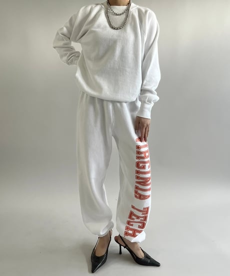 【USED】 90's Tultex VIRGINIA TECH Sweat Pants /250215-022