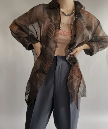【USED】  See-through Shirt / 220924-025