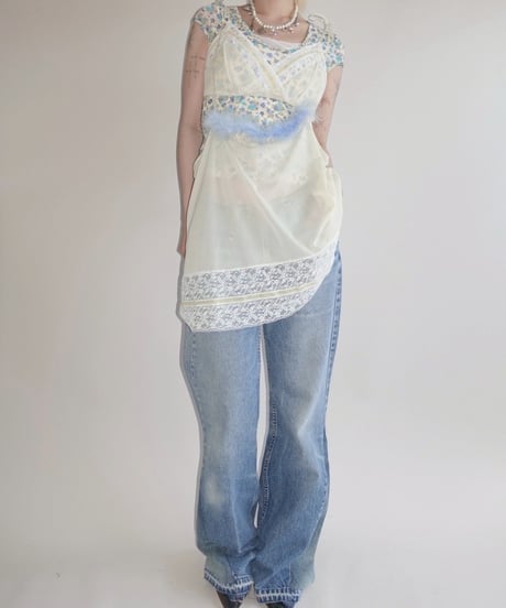 【RE;CIRCLE】CA MEETS UV  RE Camisole Bra Top + Camisole Top  / 250807-015