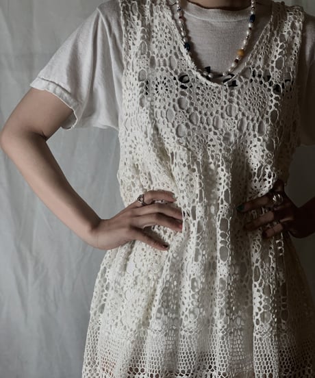 【RE;CIRCLE】 RE Lace N/S One-piece②/210714-007