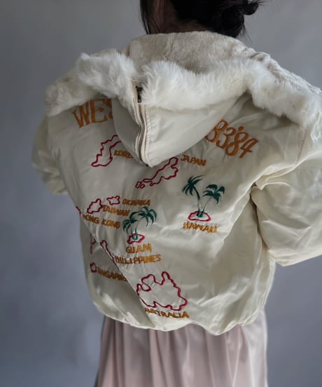 【USED】 Vintage Souvenir Jacket WEST～PAC’83’84 / 240101-041