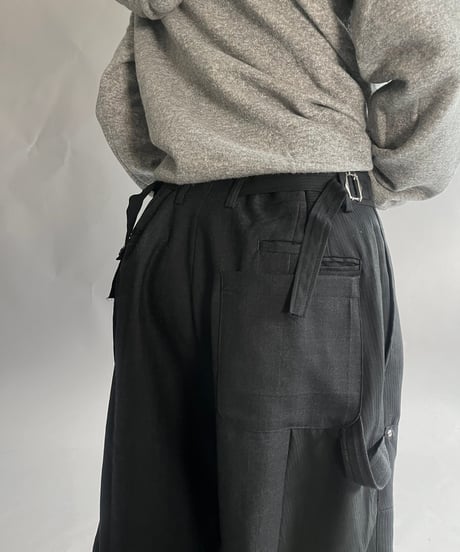 【RE;CIRCLE】 Re Suit Double Knee Shorts/ 241130-026