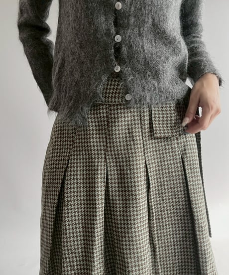 【USED】 Houndstooth Skirt / 251122-022