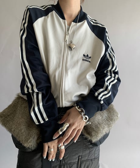 【USED】  80~90's adidas Jersey Top /241116-003