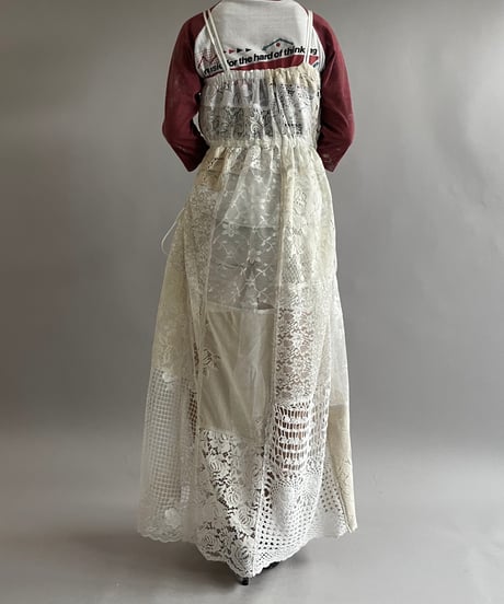 【RE;CIRCLE】RE Crochet Patch Camisole One-Piece/240829-003