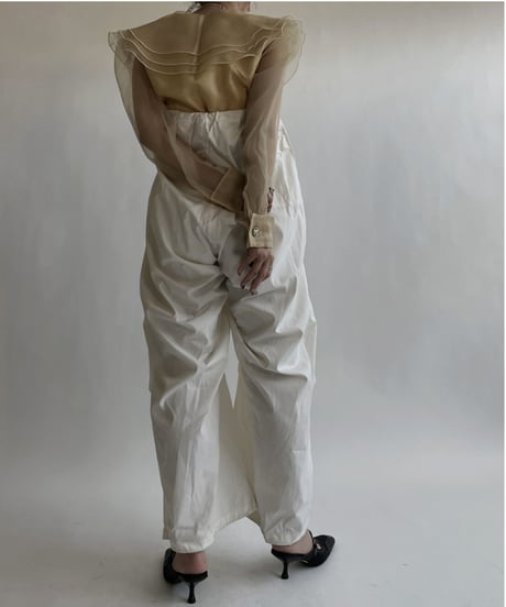 【USED】 See-through Long Sleeves Shirt / 220514-013