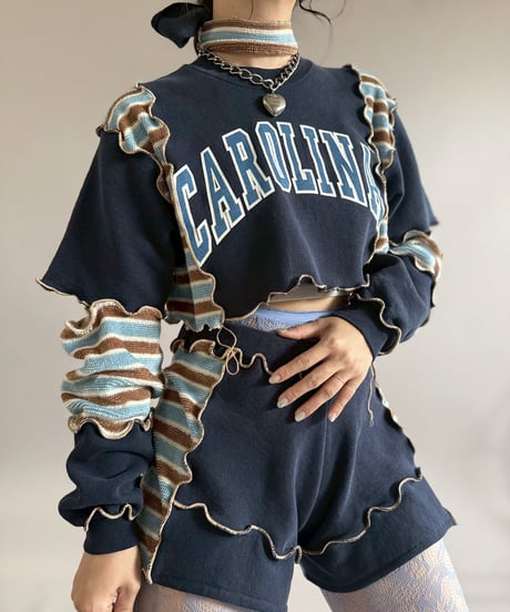 【RE;CIRCLE】 RE Mellow Sweat Set-up + Tie / 260122-023