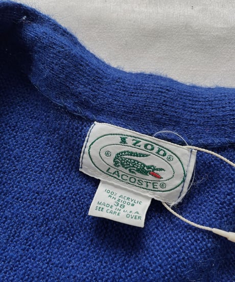 【USED】   LACOSTE Knit Cardigan⑧/211126-016