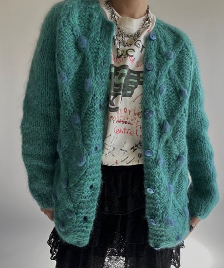 【USED】 Pattern Knit Cardigan /250111-011