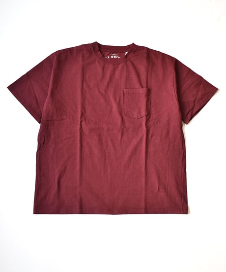 【MAX WEIGHT JERSEY】102 (Wine Red) (半袖 ポケット付)/max10207p