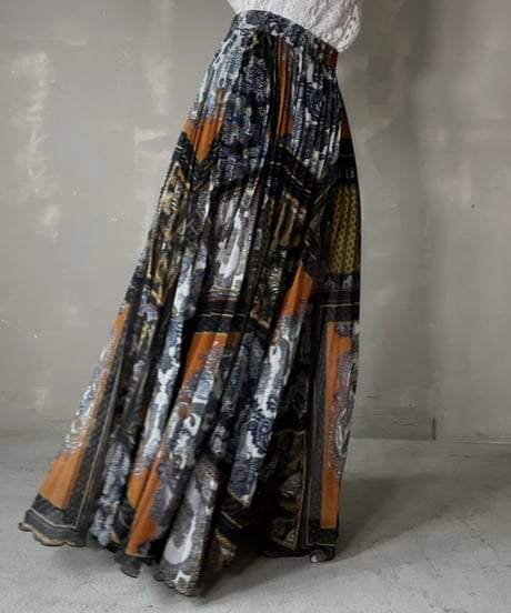 【USED】  See-through Poly Long Skirt/220220-023