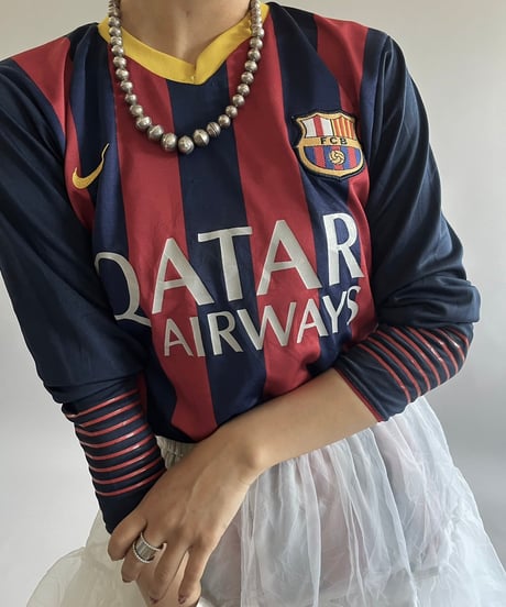【USED】 Nike BARCELONA Soccer Shirt /240831-020