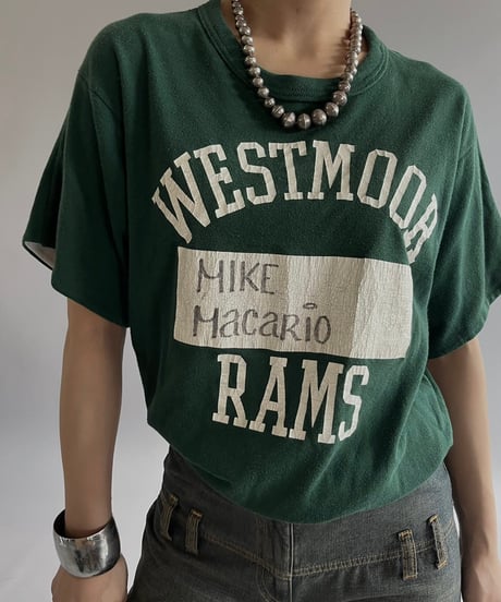 【USED】80~90's WESTMOOR RAMS T-Shirt /240824-081