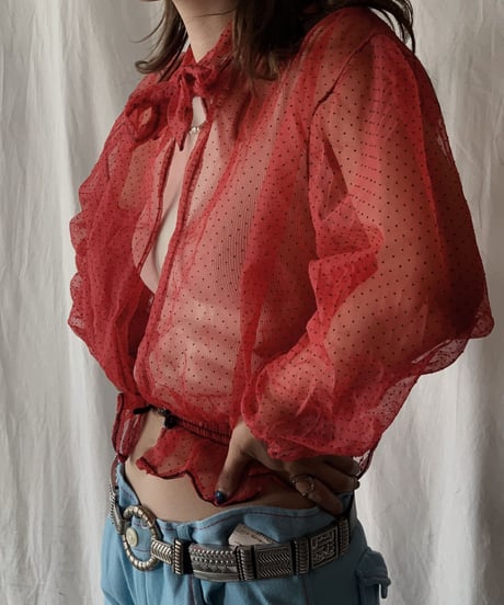 【USED】  See-through Top③/210506-037