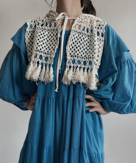 【RE;CIRCLE】 RE Crochet Lace Hood / 220427-001