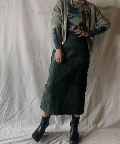 【RE;CIRCLE】Tie Dye Dyeing Thermal Shirt ②/210226-013