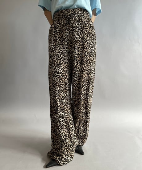 【USED 】Leopard Patterned Pants/ 240824-052