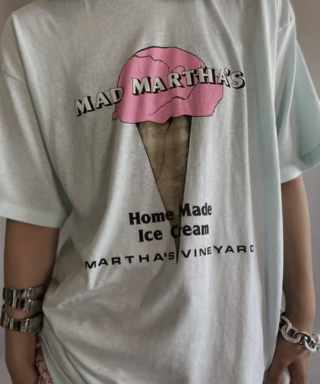 【USED】 MAD MARTHA'S ICE CREAM T-shirt / 230520-009