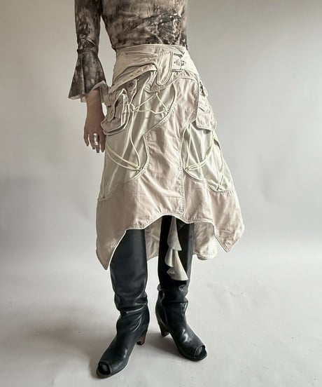 【USED】 Gimmick Design Hand Made Skirt  /250412-024