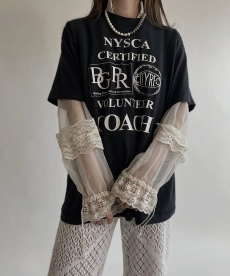 【USED】L/S Lace Blouse / 220427-042