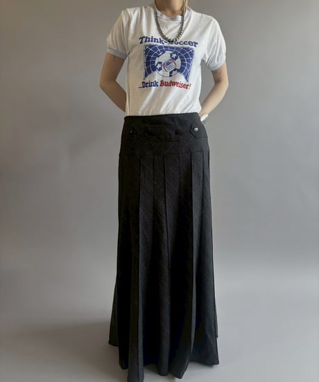 【USED】 ThinkーSoccer Ringer T-Shirt / 260523-013