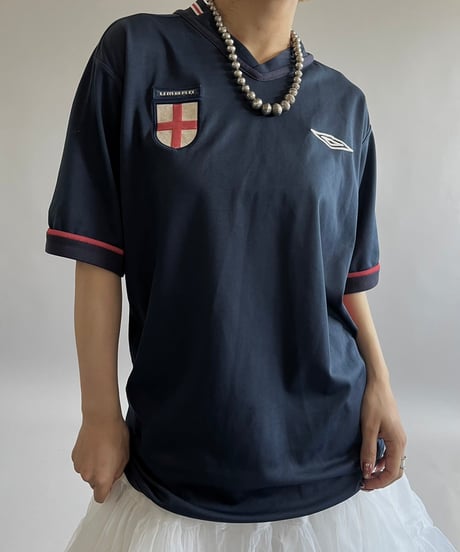 【USED】UMBRO ENGLAND  Soccer Shirt /240831-016