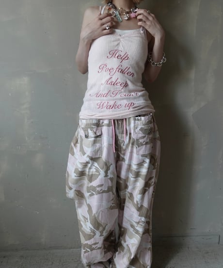 【RE;CIRCLE】 Re Embroidered Camisole Top  /  250724-014