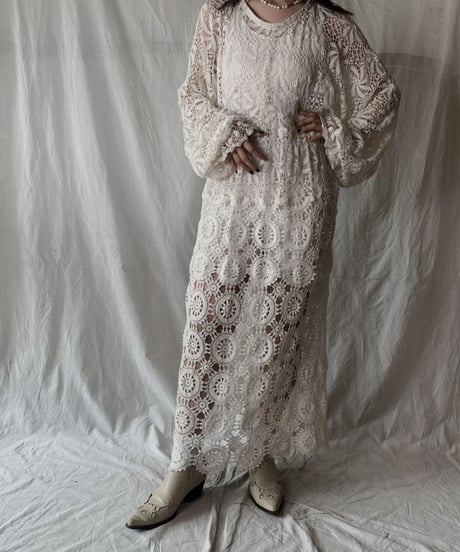 【RE;CIRCLE】RE Crocket L/S Dress①/210526-047