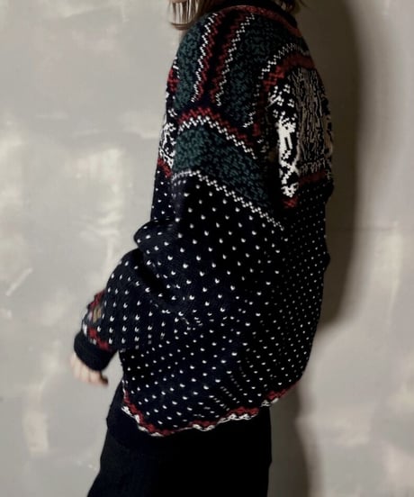 【USED】 Nordic Knit Cardigan / 201120-030