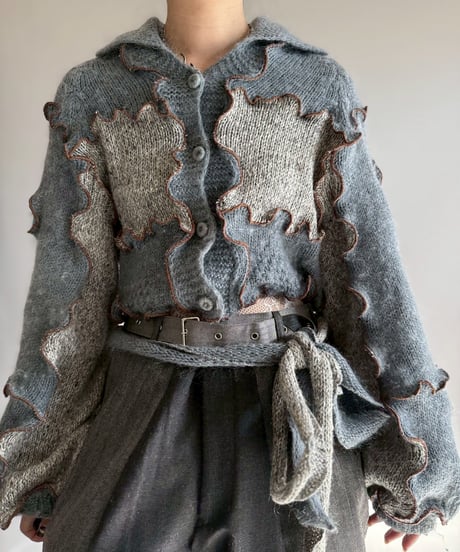 【RE;CIRCLE】 RE Mellow Knit Cardigan + Tie/ 251127-008