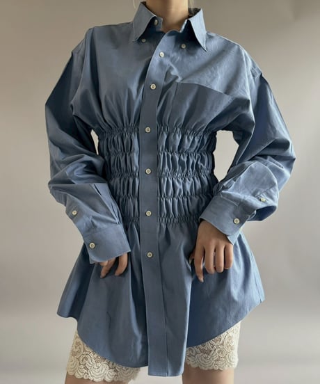 【RE;CIRCLE】 RE Shirring Shirt / 260504-003