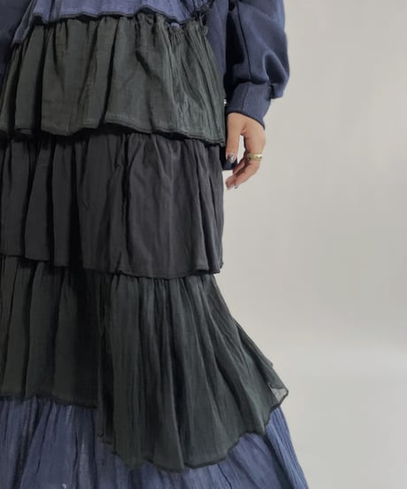 【RE;CIRCLE】 RE Indian Cotton Skirt / 220503-012