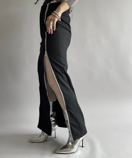 【RE;CIRCLE】 Re Front Zip Skirt/ 241003-013