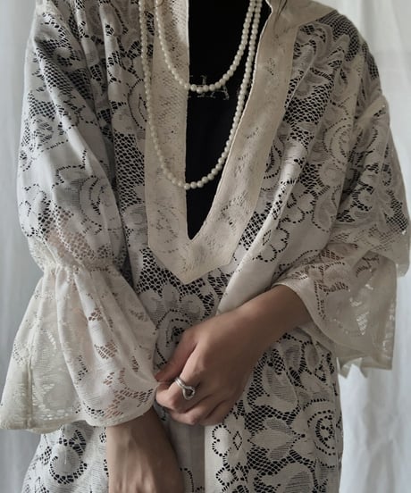 【RE;CIRCLE】 RE Front Open Lace One-piece/210714-014