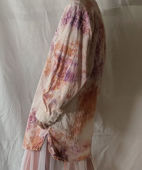 【USED】 Tie Dye Dyeing Mexican Top /210226-021