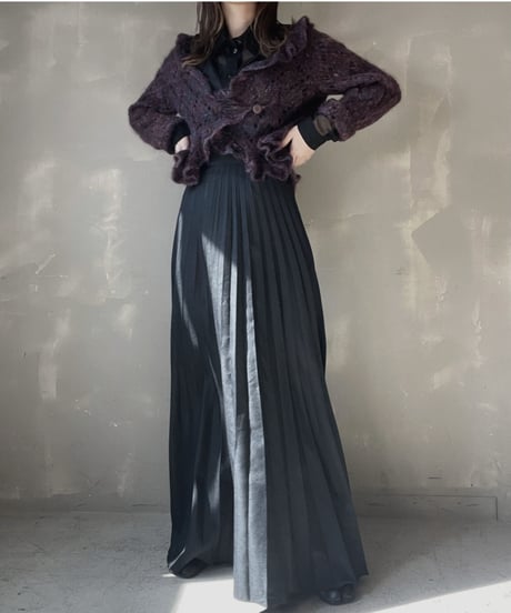 【USED】　Crochet Knit Cardigan/ 220220-040