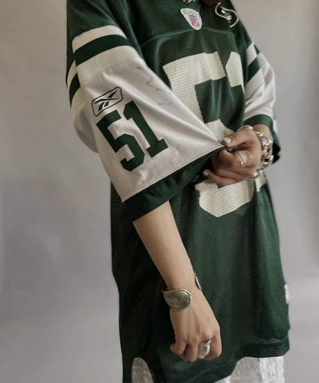 【USED】    Reebok NFL NY JETS Game Shirt / 230610-017