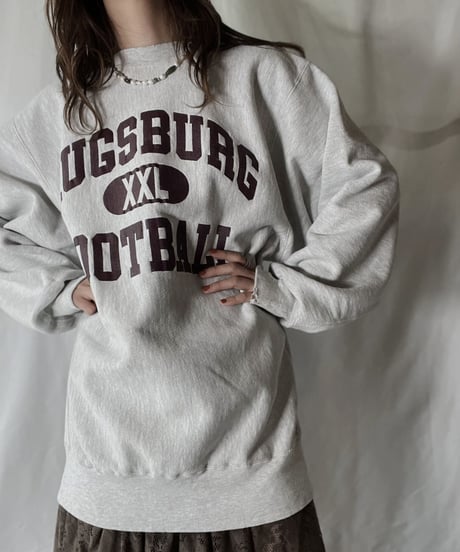 【USED】  90's USA Champion Reverse Weave Sweat AUGSBURG FOOTBALL/211116-026