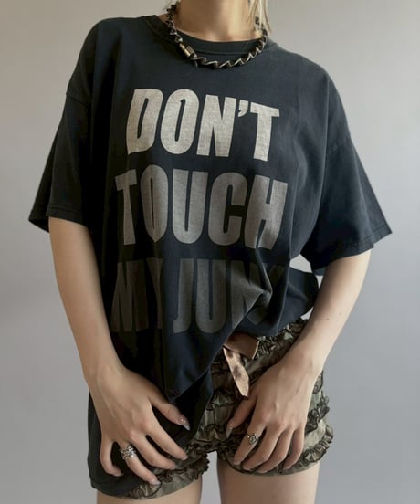 【USED】 FRUIT OF THE LOOM DON'T TOUCH MY JUNK T-Shirt / 260523-009