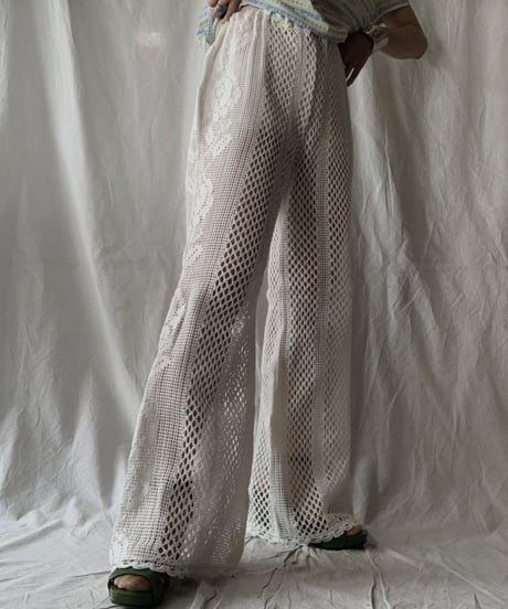 【RE;CIRCLE】 RE Crochet Pants① / 210630-010