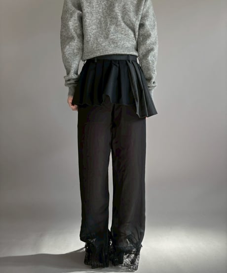 【RE;CIRCLE】 RE Suit Wrap Skirt Mini / 260129-008