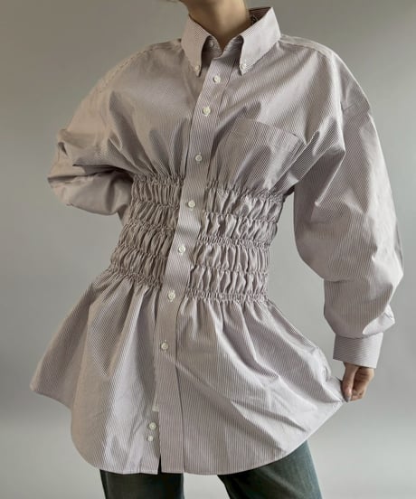 【RE;CIRCLE】 RE Shirring Shirt / 260504-006