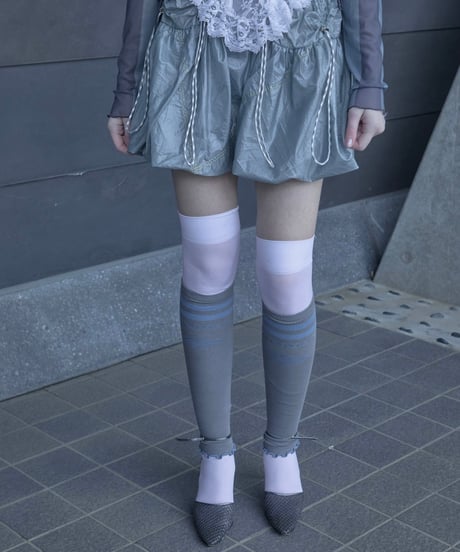 【NEW】Chinatsu Aoyama × UMBRO 2Way Warmer Gray /  250315-004