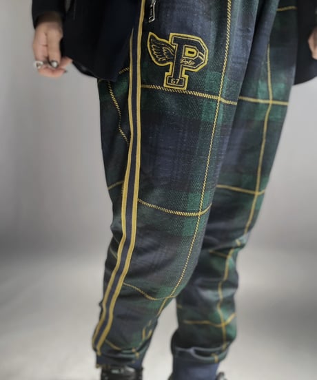【USED】 Polo by Ralph Lauren Checked Jersey Pants / 221224-019